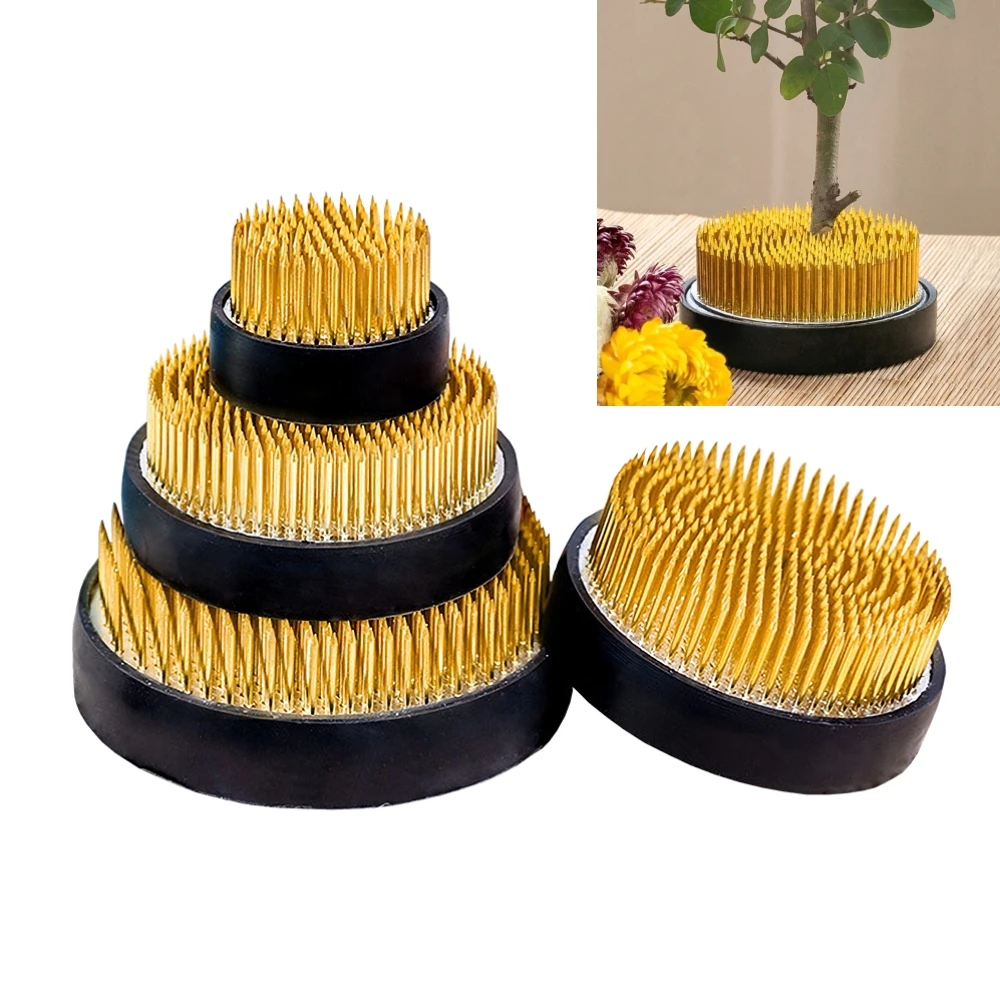 Round Ikebana Kenzan Flower Fr - Flower Frog Pin 리뷰 및 가격