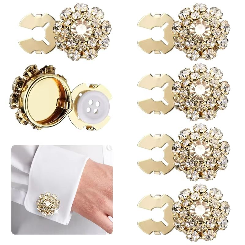 Shirt Button Box Rhinestone Bu - Flower Frog Pin 리뷰 및 가격
