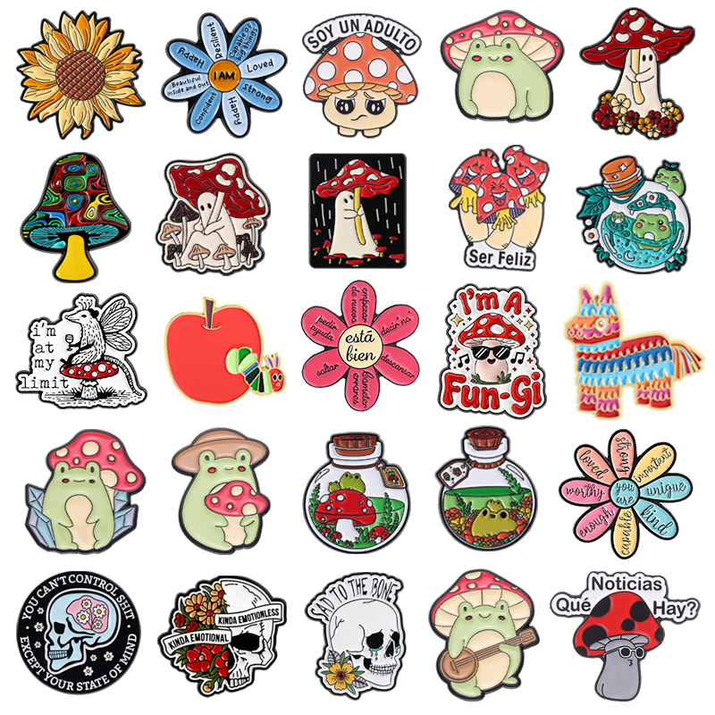 Weird Fly Agaric Mushroom Enam - Flower Frog Pin 리뷰 및 가격