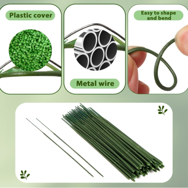 100 Pieces Floral Stem,Artific - Florist Wreath Supply 리뷰 및 가격