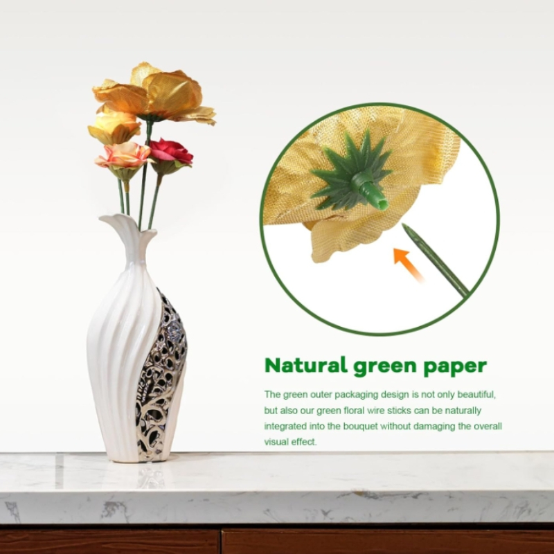 100 Pieces Floral Stem,Artific - Florist Wreath Supply 리뷰 및 가격