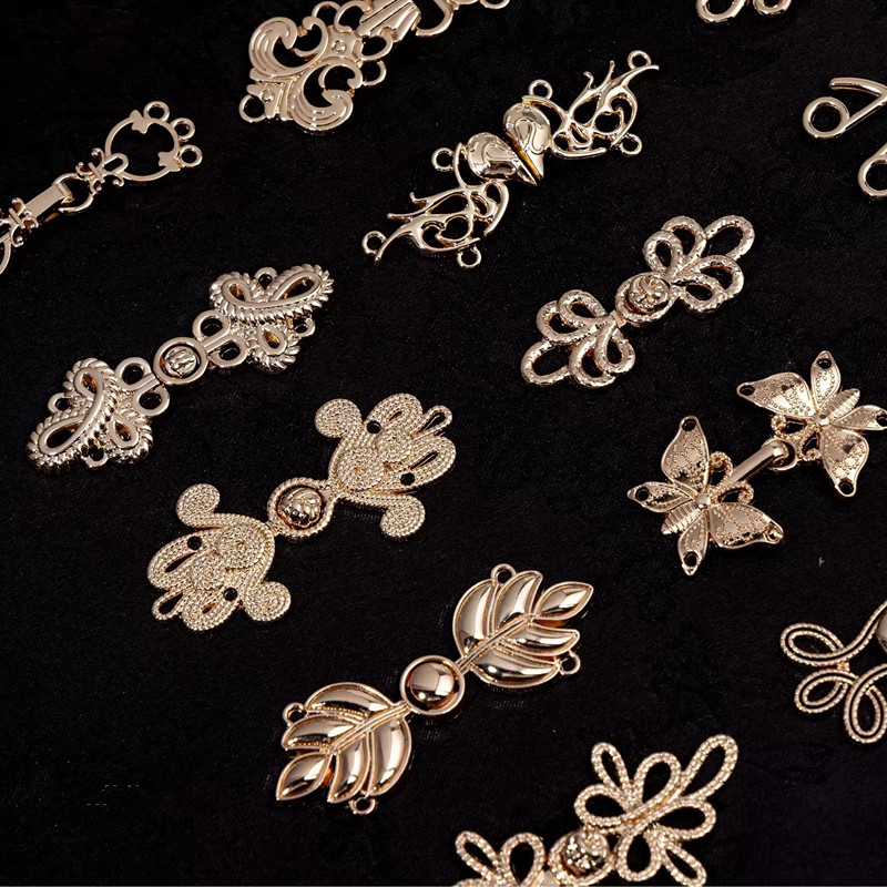 5pcs Retro Metal Button Sweate - Flower Frog Pin 리뷰 및 가격
