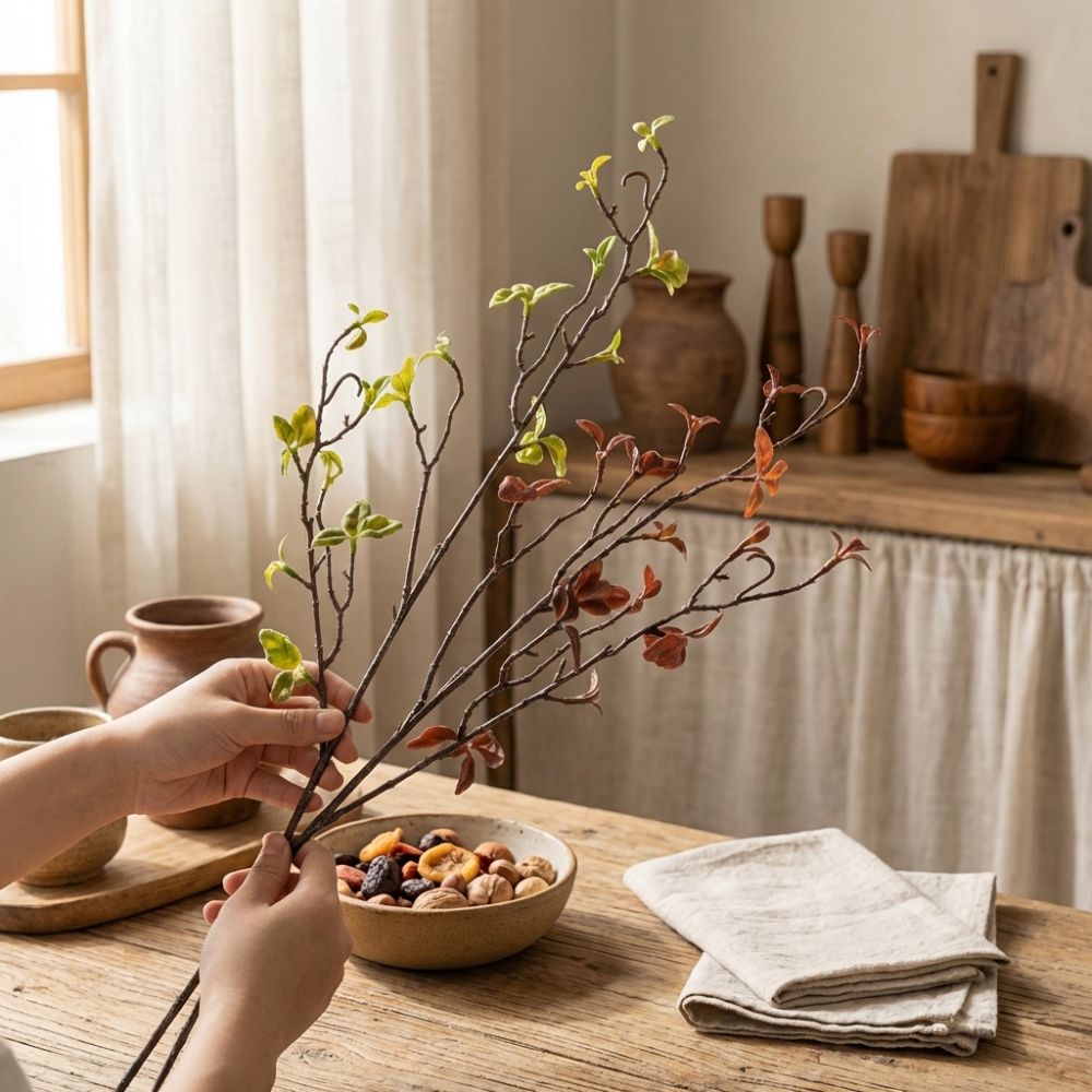 Real Touch Artificial Willow D - Branch Curly Willow 리뷰 및 가격