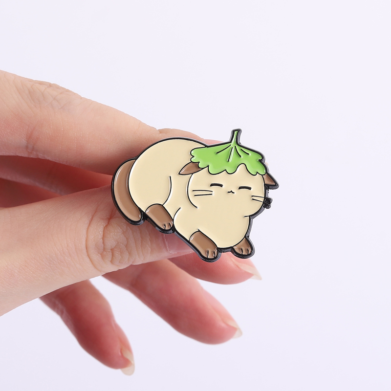 Flowers Leaf Hat Enamel Pins C - Flower Frog Pin 리뷰 및 가격