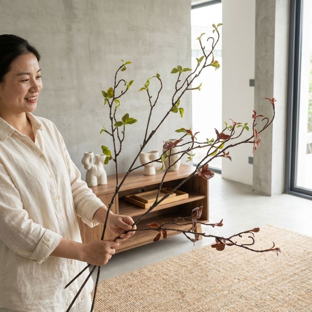 Real Touch Artificial Willow D - Branch Curly Willow 리뷰 및 가격