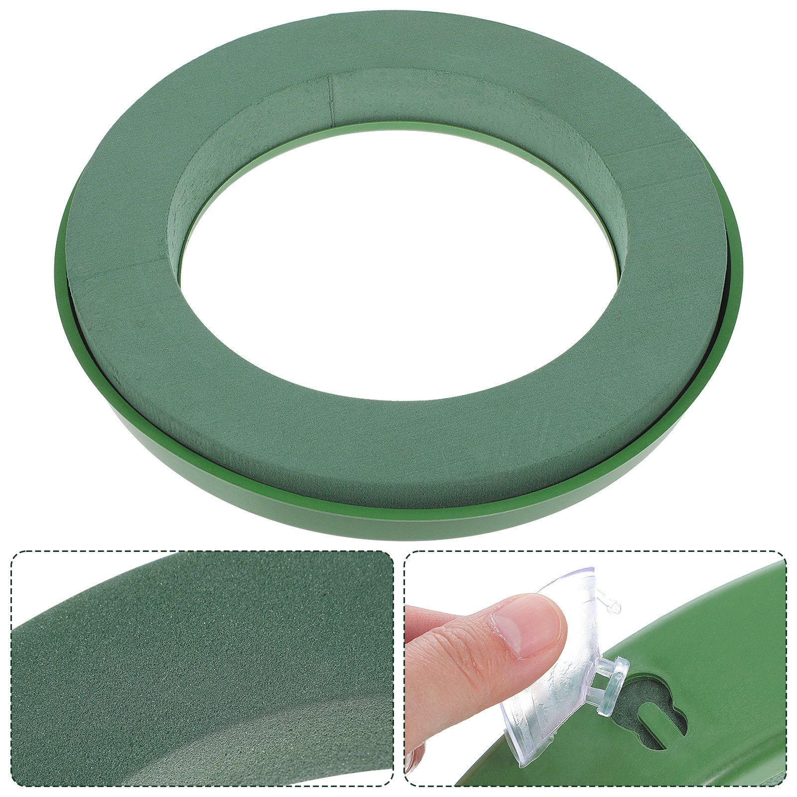 2Pcs Wet Floral Foam Wreath wi - Florist Wreath Supply 리뷰 및 가격